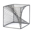 Mercana Rochon Gray Metal Decorative Cube Clearance