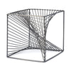 Mercana Rochon Gray Metal Decorative Cube Clearance