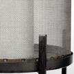 Mercana Steen Black Meshed Metal Candle Holder Lanterns - Set of 2 Clearance