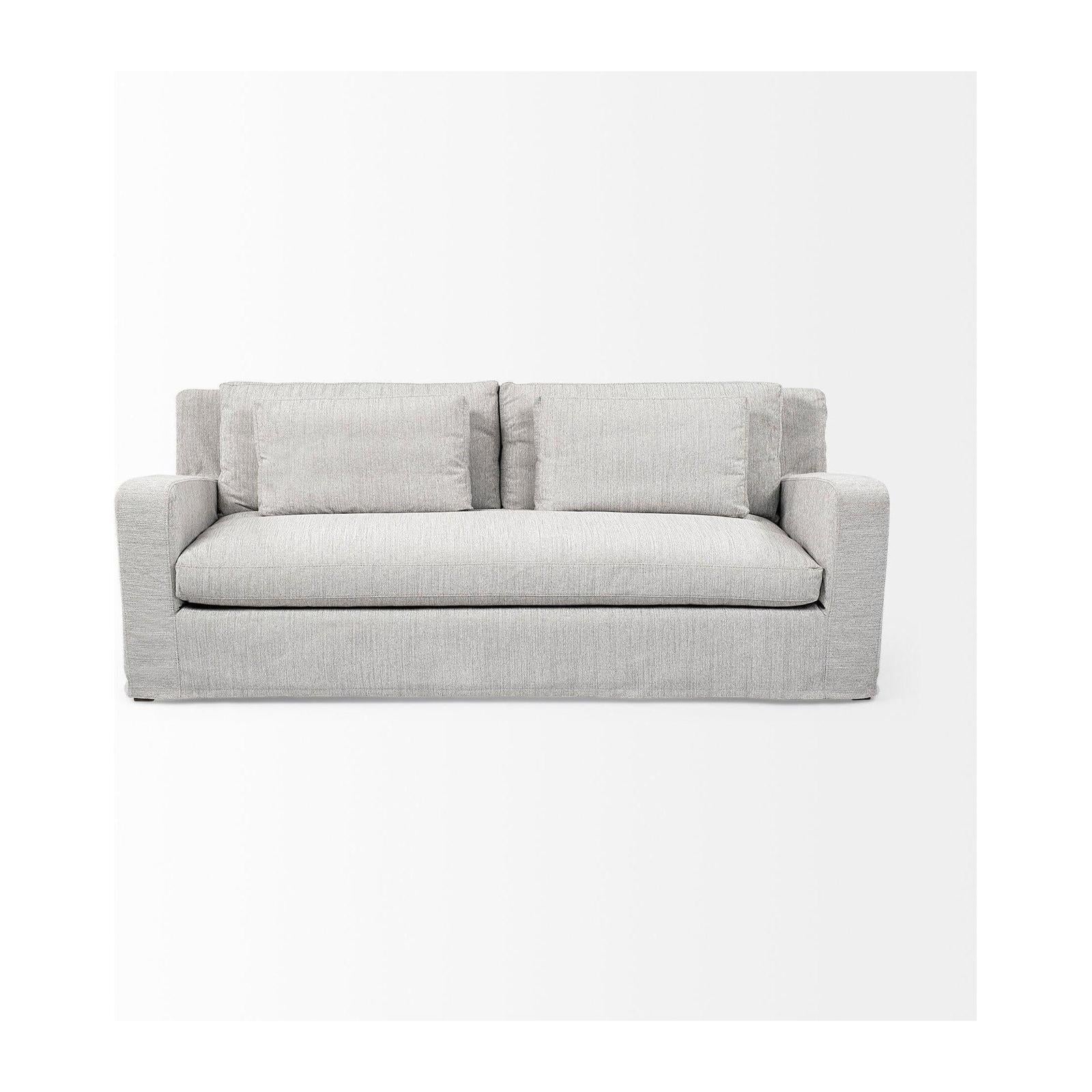 Mercana Denly Slipcover Three Seater Sofa
