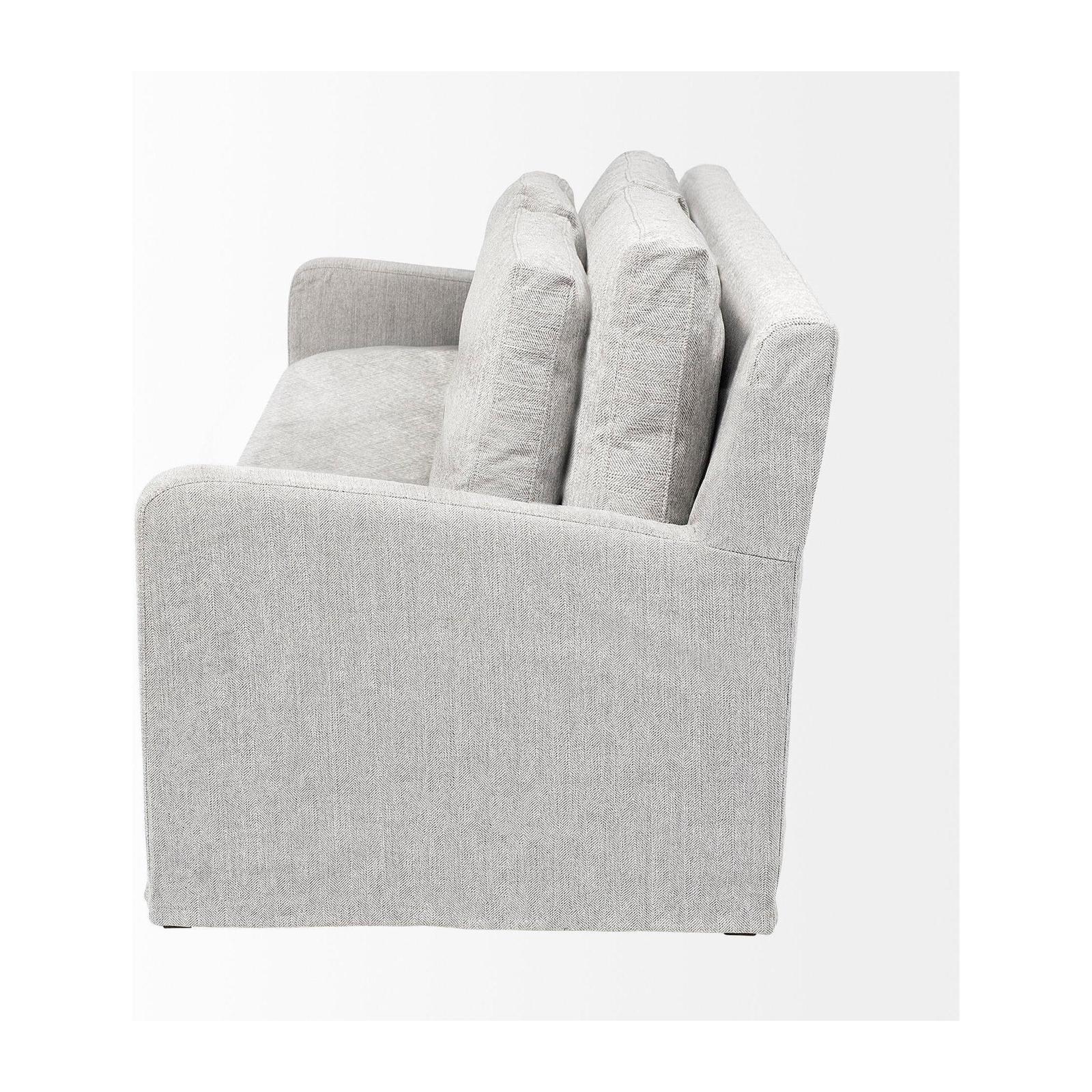 Mercana Denly Slipcover Three Seater Sofa