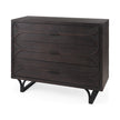 Mercana Giselle Fir Veneer 3 Drawer Accent Cabinet