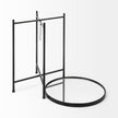Mercana Samantha Black Mirror Top Accent Table