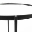 Mercana Samantha Black Mirror Top Accent Table