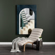 Mercana Pierre Beige Fabric Upholstered Armless Chaise Lounge Chair Clearance