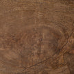 Mercana Maddox Medium Brown Wood w/ Black Metal End/Side Table