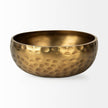 Mercana Karmel Gold Hammered Aluminum Bowl