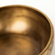 Mercana Karmel Gold Hammered Aluminum Bowl
