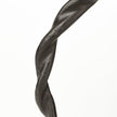 Mercana Rizwan Black Aluminum Braided Circular Object