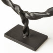 Mercana Rizwan Black Aluminum Braided Circular Object