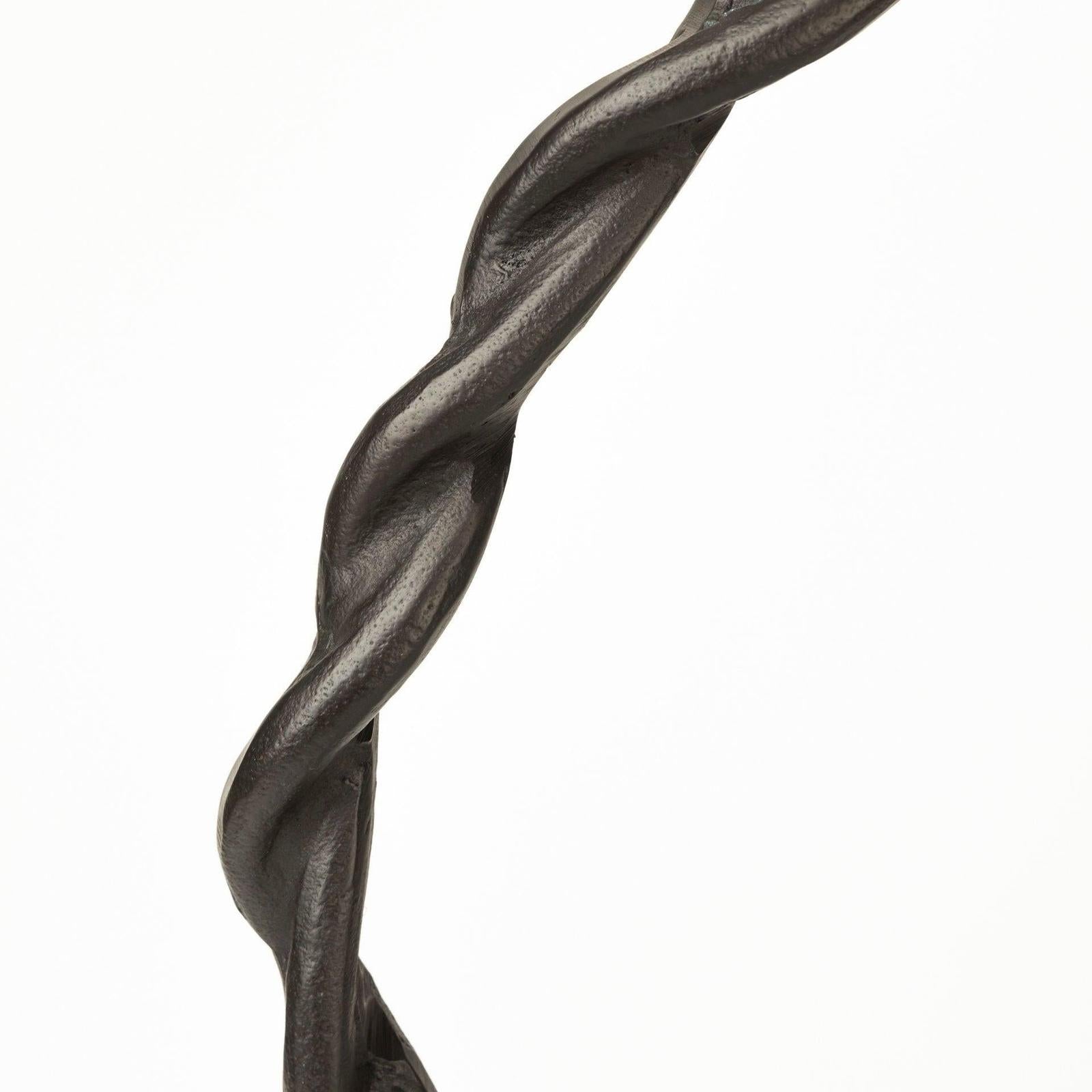 Mercana Rizwan Black Aluminum Braided Circular Object