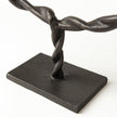 Mercana Rizwan Black Aluminum Braided Circular Object