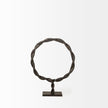 Mercana Rizwan Black Aluminum Braided Circular Object
