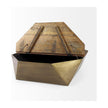 Mercana Esagono Octagonal Reclaimed Wood Coffee Table w/ Storage
