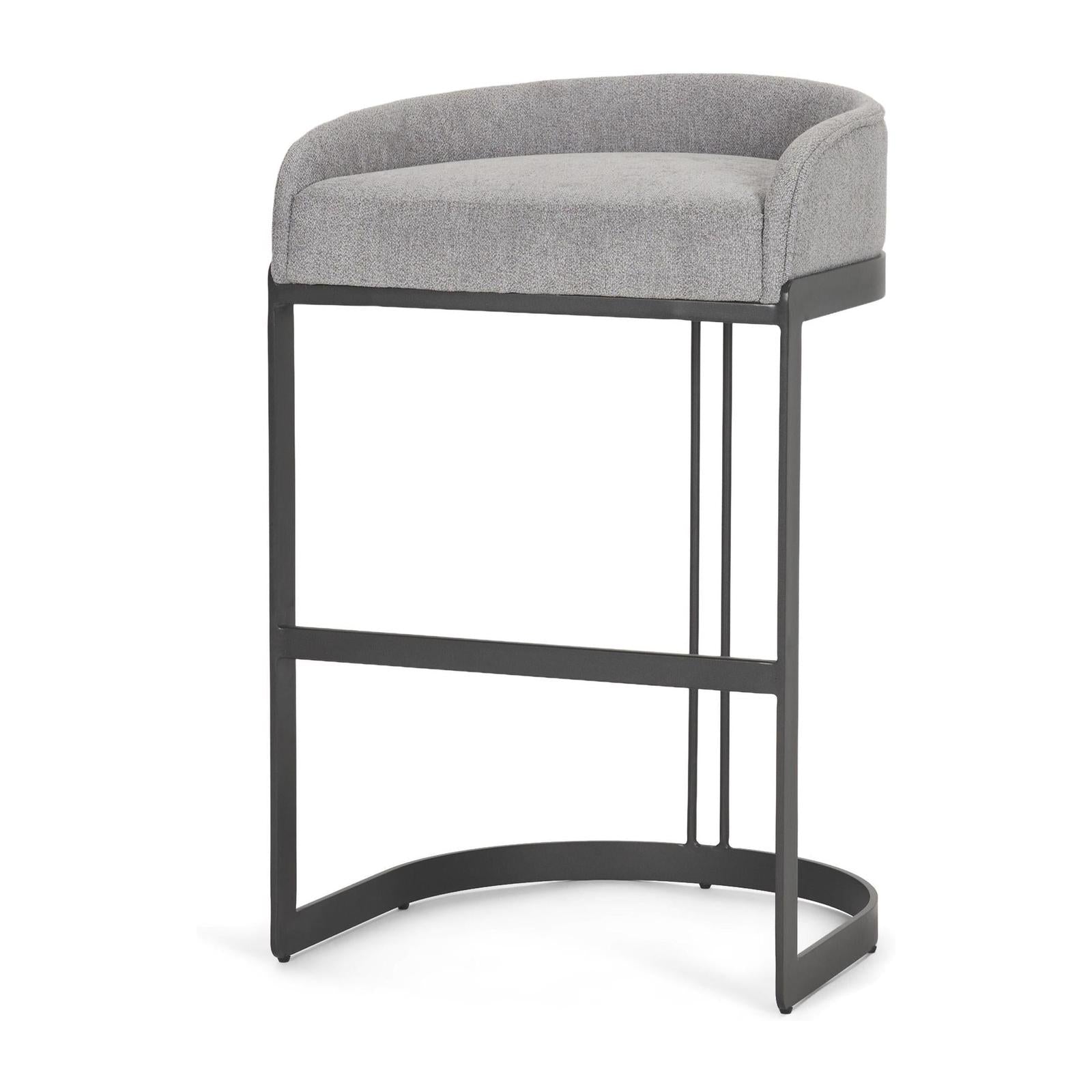 Mercana Hollyfield Gold Metal Base Bar Stool