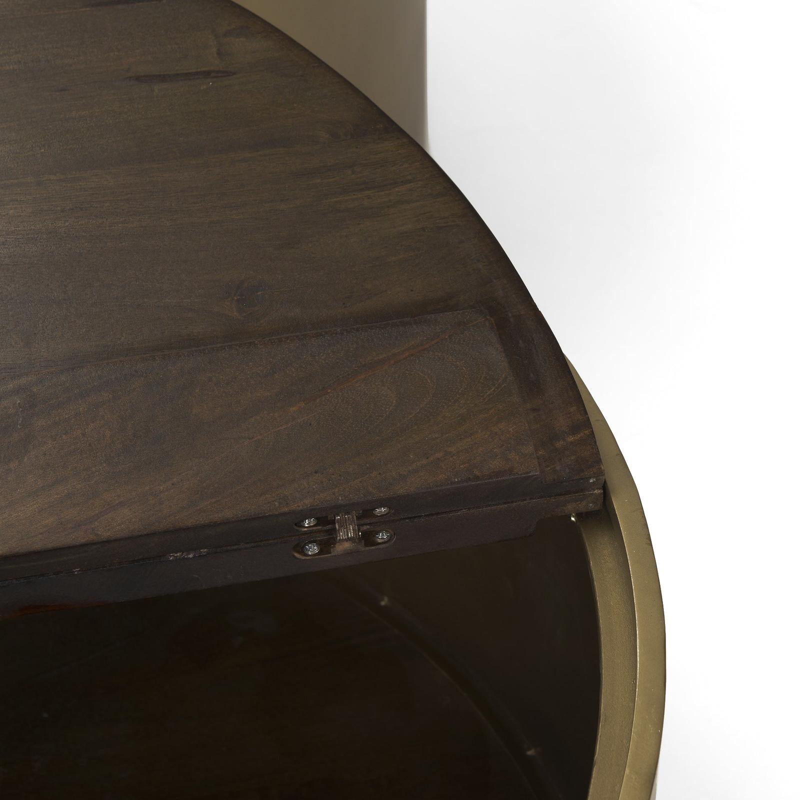 Mercana Eclipse Wood Top Nested Coffee Table