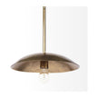 Mercana Garnet Gold Hammered Metal Pendant Light Clearance