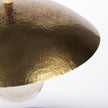 Mercana Garnet Gold Hammered Metal Pendant Light Clearance