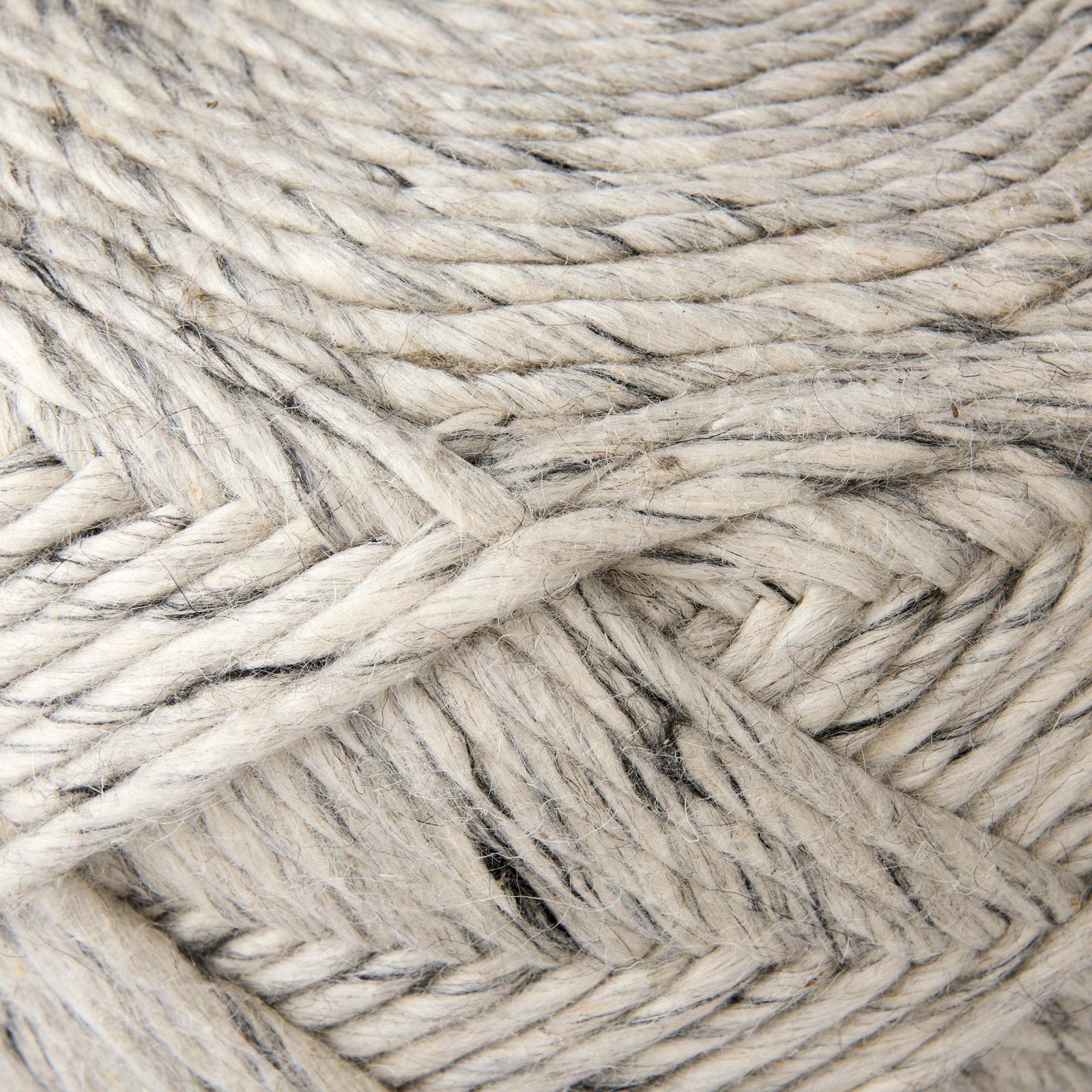 Mercana Esfera Beige Chevron Woven Round Pouf