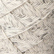 Mercana Esfera Beige Chevron Woven Round Pouf