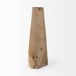 Mercana Allen Natural Wooden Base Oval Vase