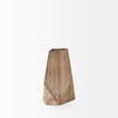 Mercana Allen Natural Wooden Base Oval Vase