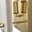 Mercana Stein Gold W/ White Marble Shade Wall Sconce Clearance