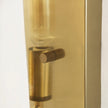 Mercana Stein Gold W/ White Marble Shade Wall Sconce Clearance