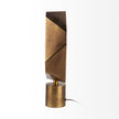 Mercana Shamir Gold Geometric Metal Table Lamp Clearance