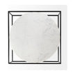 Mercana Austen Round White Marble Top W/ Black Metal Frame Coffee Table Clearance