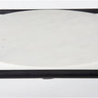 Mercana Austen Round White Marble Top W/ Black Metal Frame Side Table Clearance
