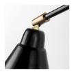 Mercana Cobalt Black Metal Cone Shaped Swivel Wall Sconce