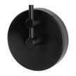 Mercana Cobalt Black Metal Cone Shaped Swivel Wall Sconce
