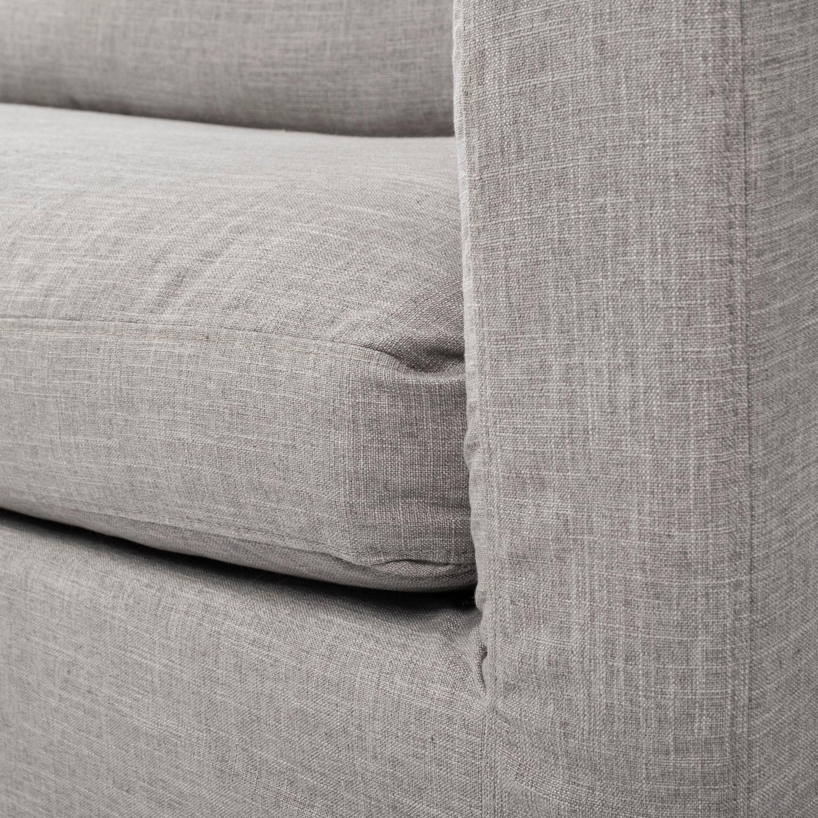 Mercana Denly Gray Slipcover Upholstered Arm Chair