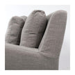 Mercana Denly Gray Slipcover Upholstered Arm Chair