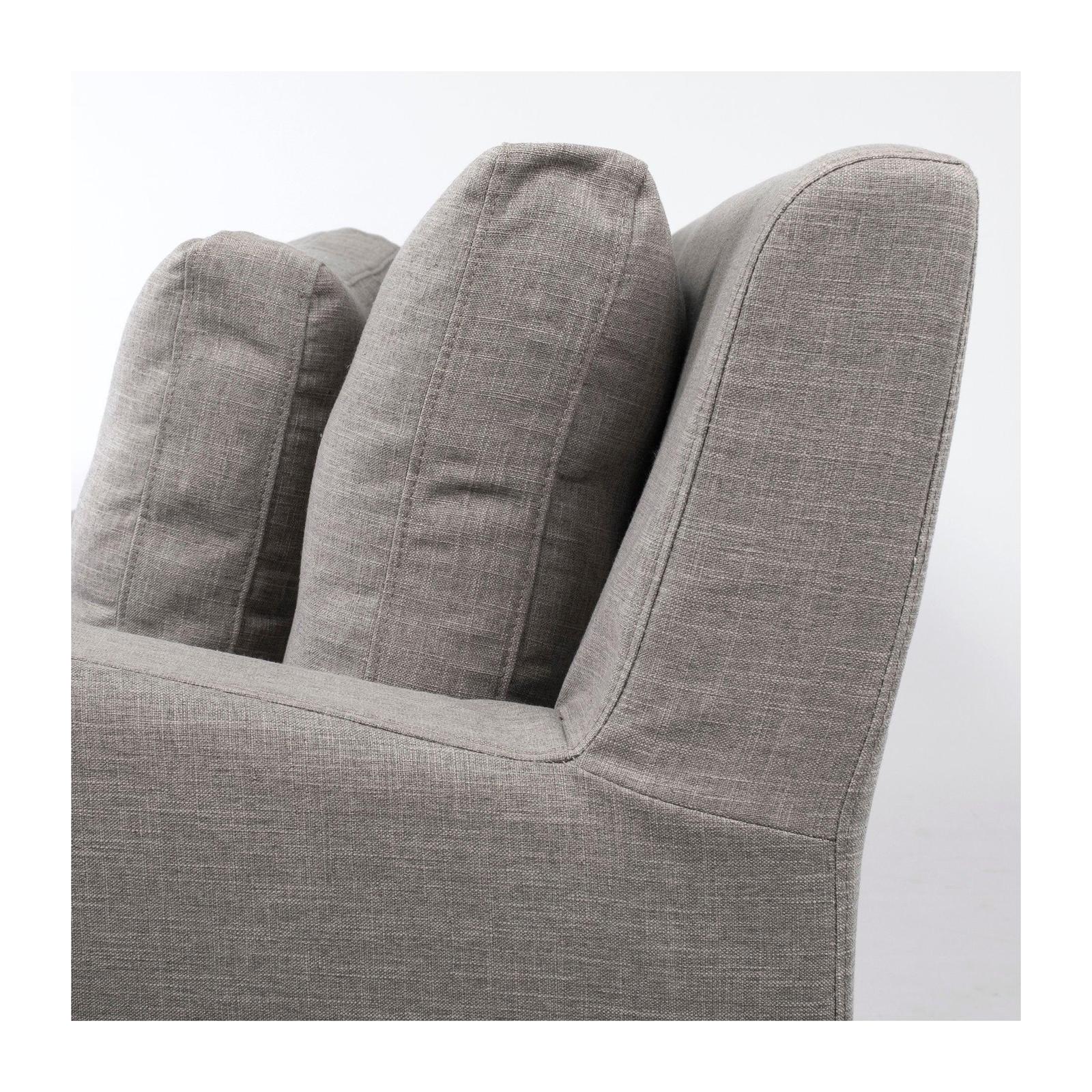 Mercana Denly Gray Slipcover Upholstered Arm Chair
