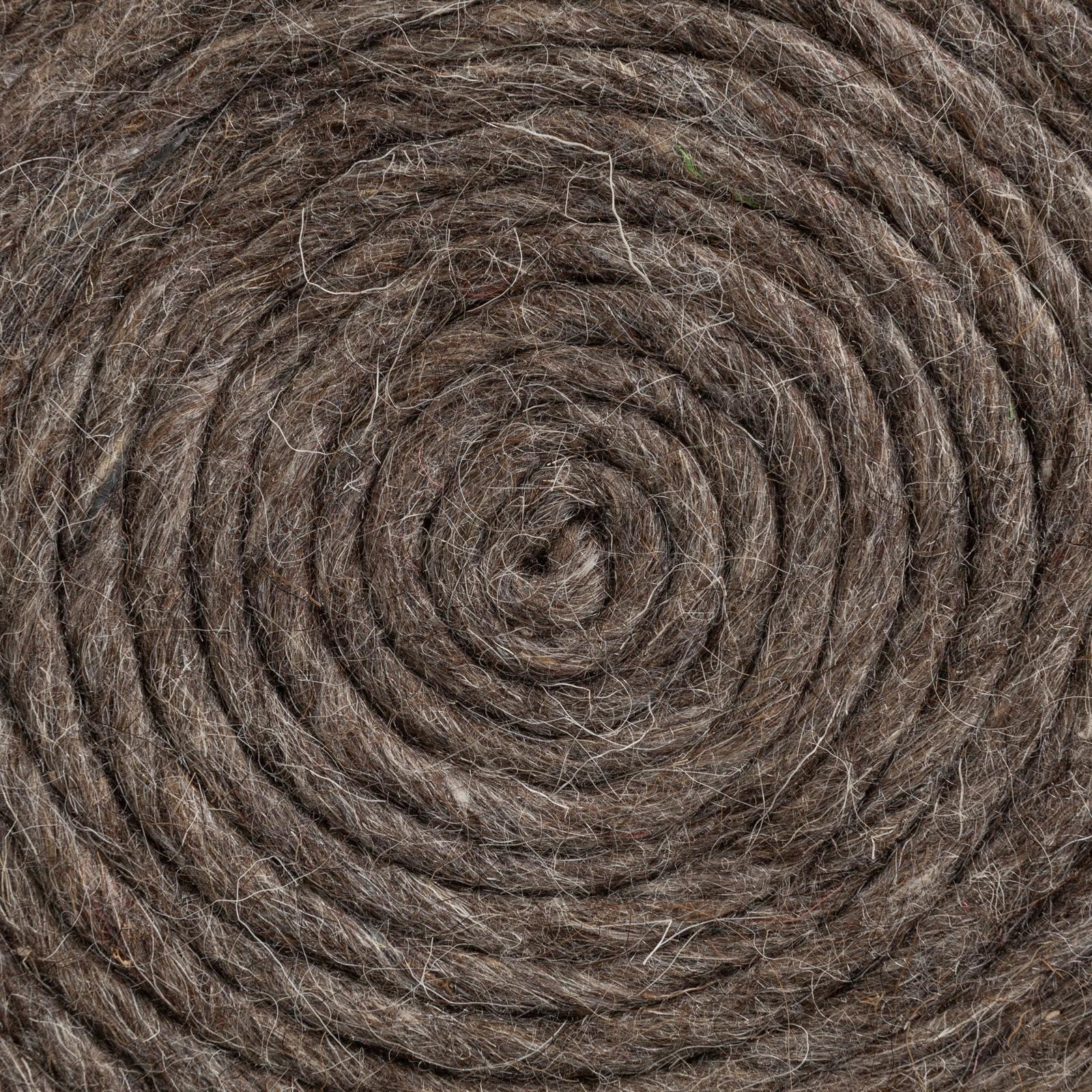 Mercana Allium Handwoven Wool Cylindrical Pouf