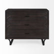 Mercana Giselle Fir Veneer 3 Drawer Accent Cabinet