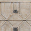 Mercana Genevieve Fir Veneer 3 Drawer Accent Cabinet