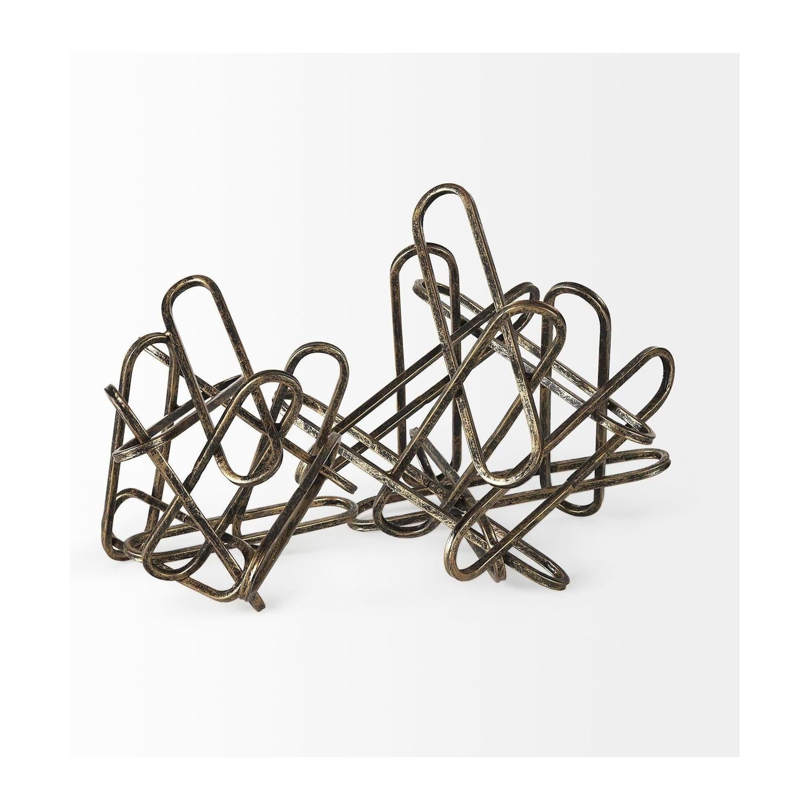Mercana Henderson Metal Paperclip Decorative Object Clearance