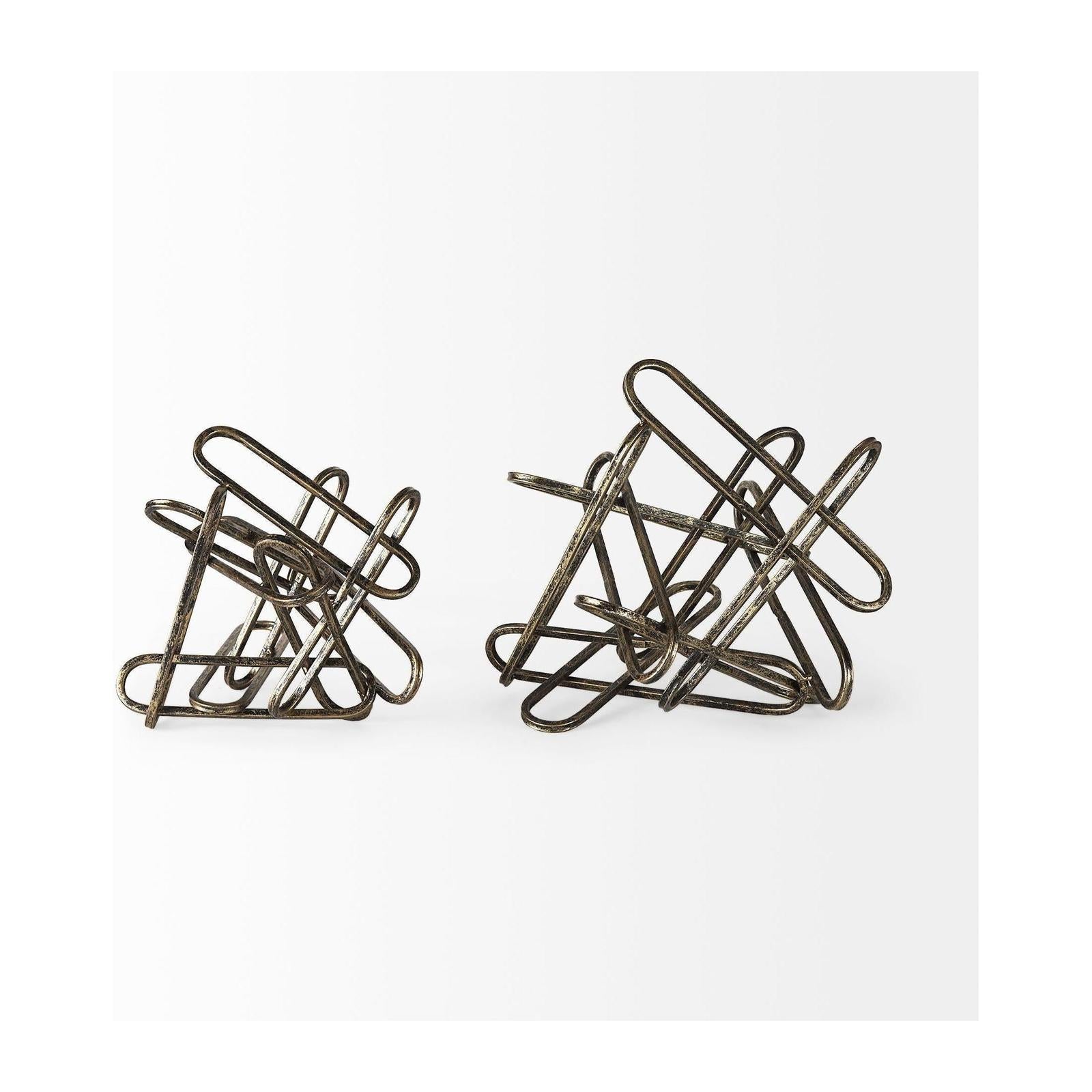 Mercana Henderson Metal Paperclip Decorative Object Clearance