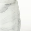 Mercana Volta Gray Cream Glass Abstract Pattern Vase Clearance