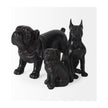 Mercana Cadence Black Resin Pug Dog