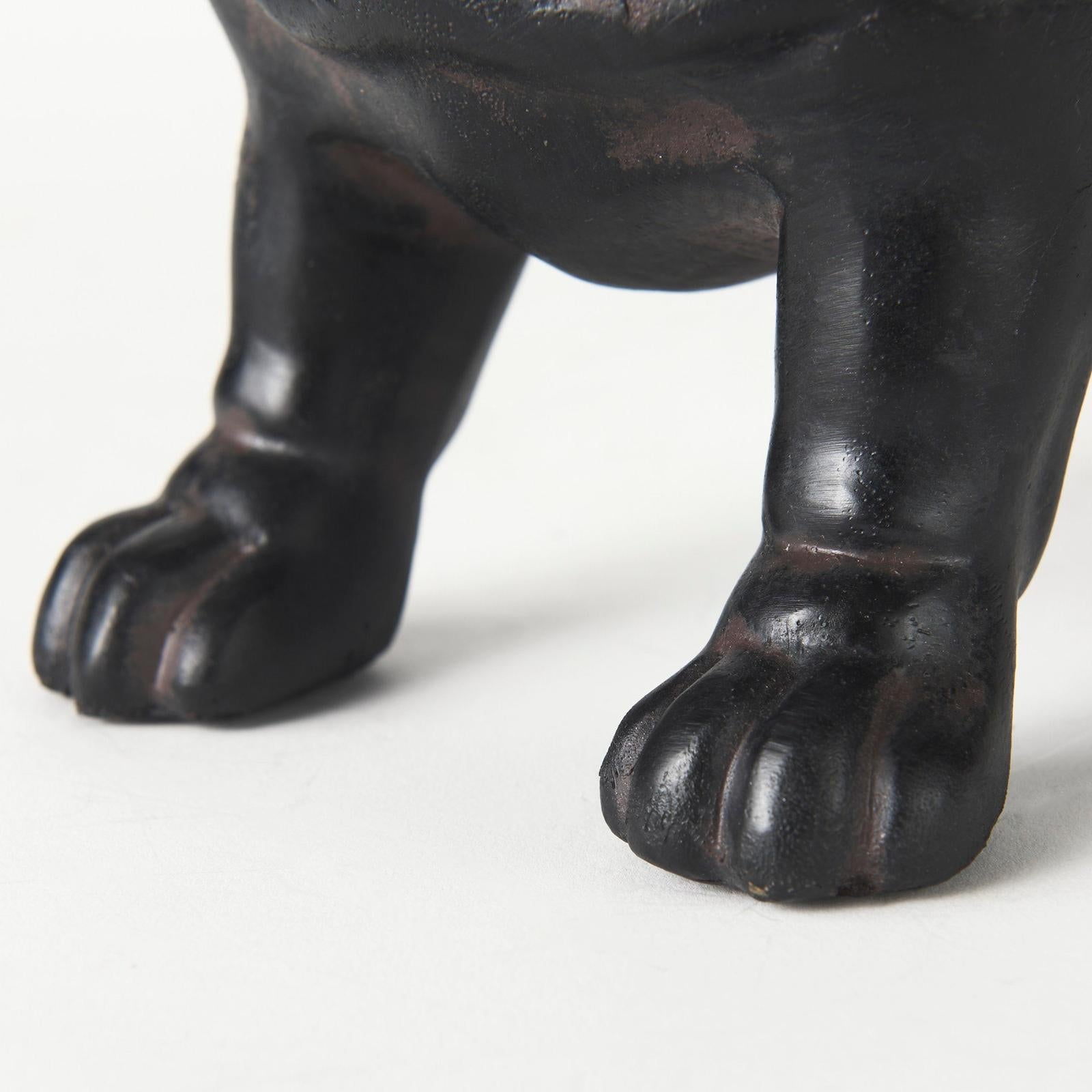 Mercana Hugo Black Resin Bulldog