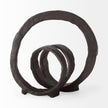 Mercana Stanislaw Black Metal Infinite Ribbon Sculpture