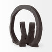Mercana Stanislaw Black Metal Infinite Ribbon Sculpture