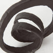 Mercana Stanislaw Black Metal Infinite Ribbon Sculpture