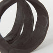 Mercana Stanislaw Black Metal Infinite Ribbon Sculpture