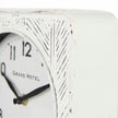 Mercana Karl Rustic Iron Rounded Square Table Clock