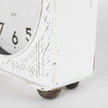 Mercana Karl Rustic Iron Rounded Square Table Clock